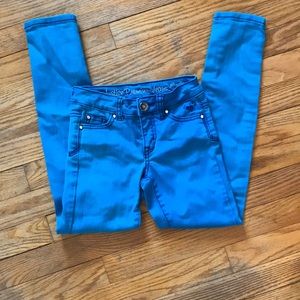 Justice girl’s teal jeans